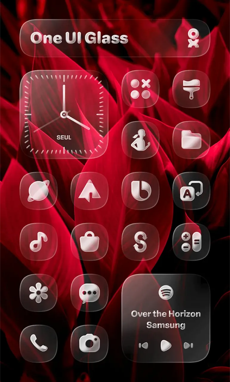 One UI Glass Icon Pack screenshot 2