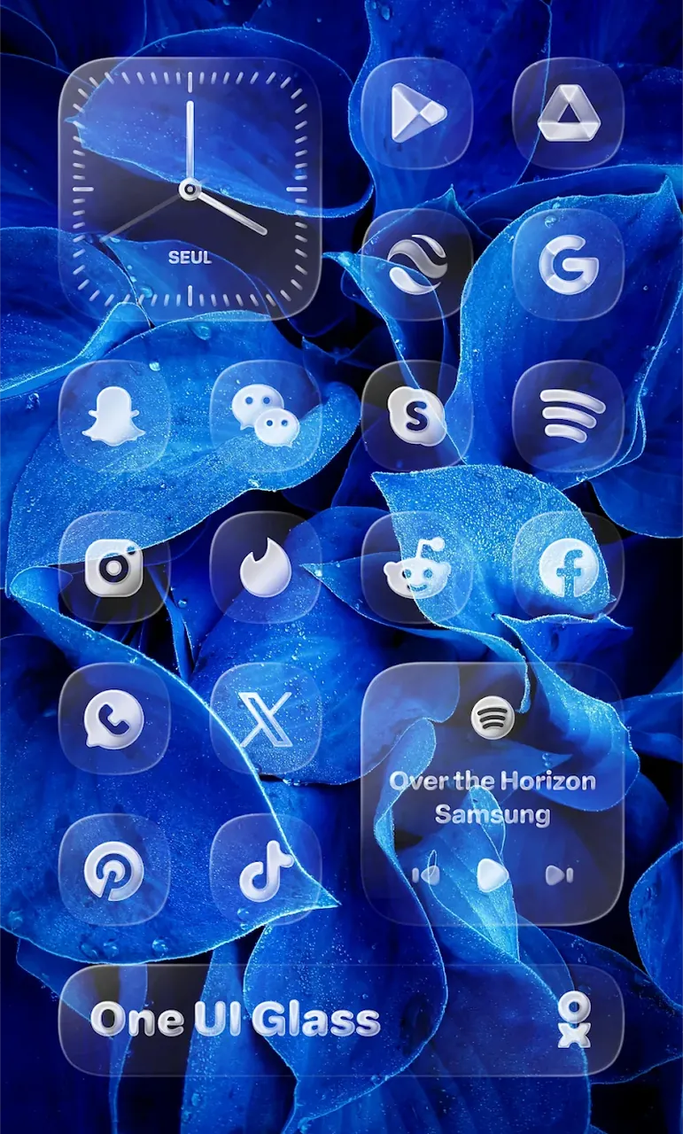 One UI Glass Icon Pack screenshot 4