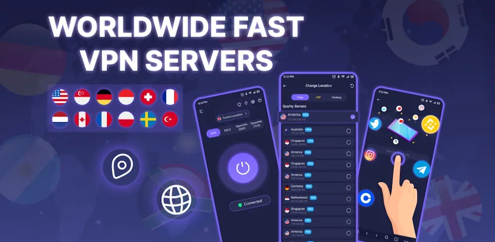 VPN - Fast Secure Proxy screenshot 1