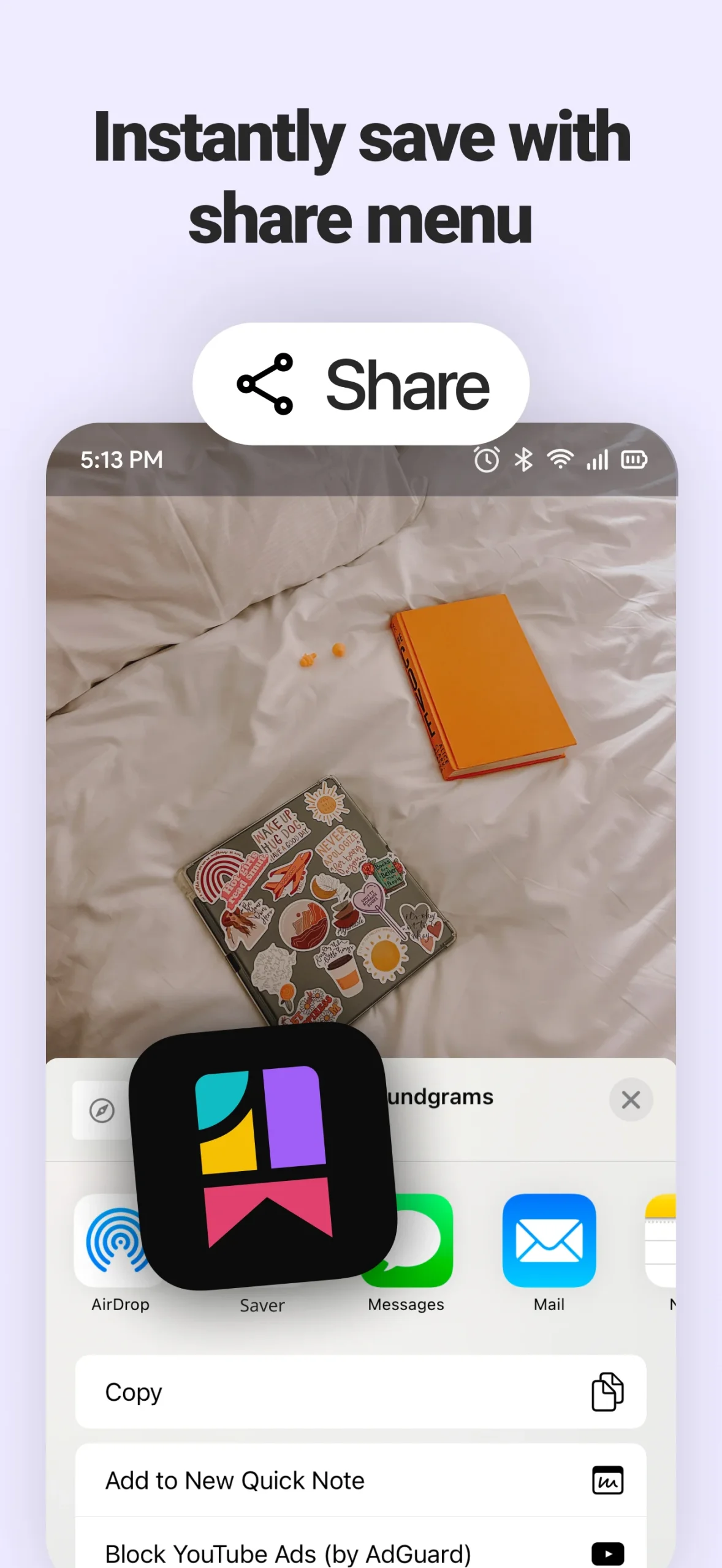 CentralSave - Bookmark Saver screenshot 2