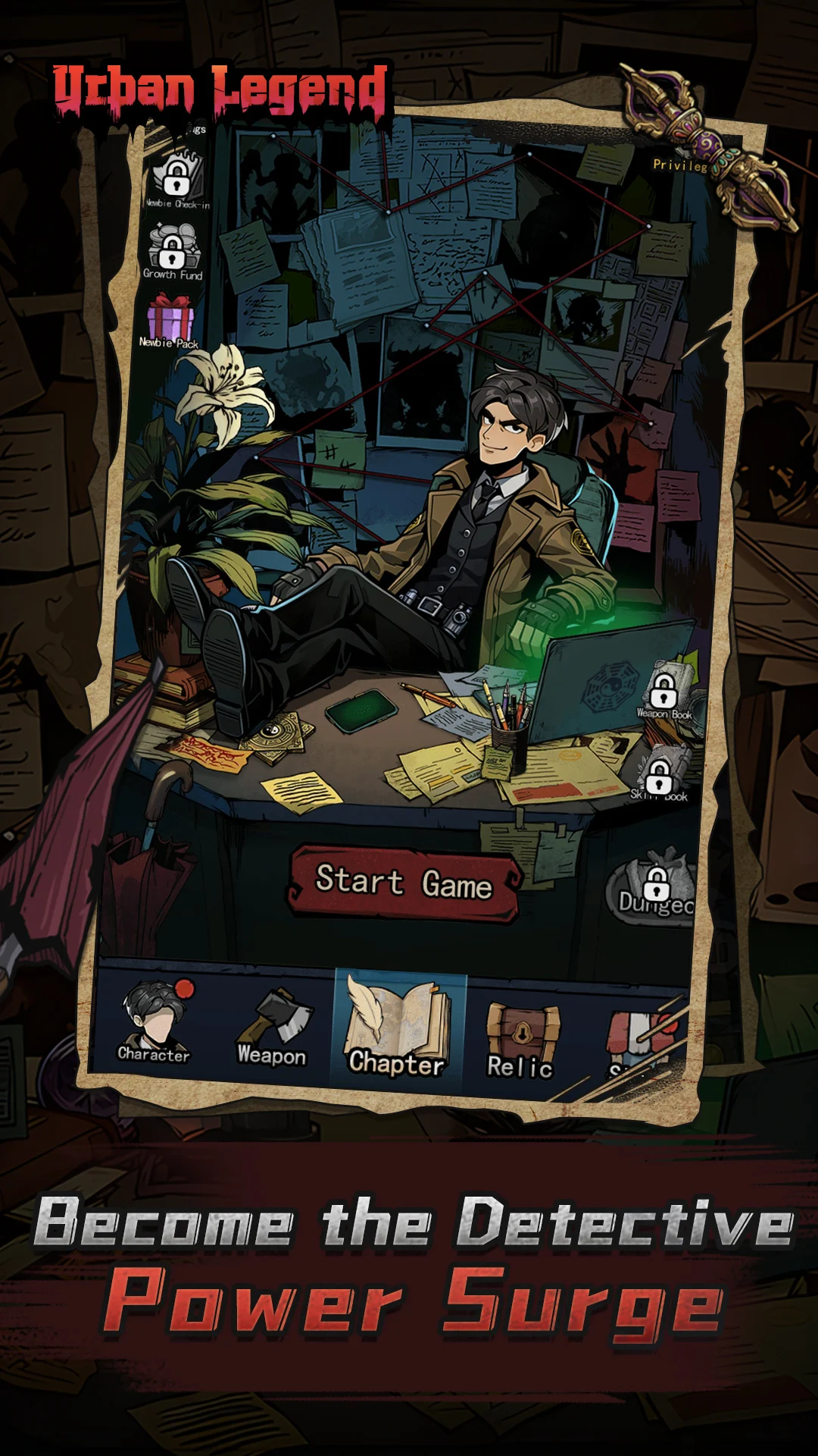 Urban Legend game display 1