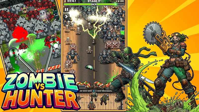 Zombie vs Hunter screenshot 2