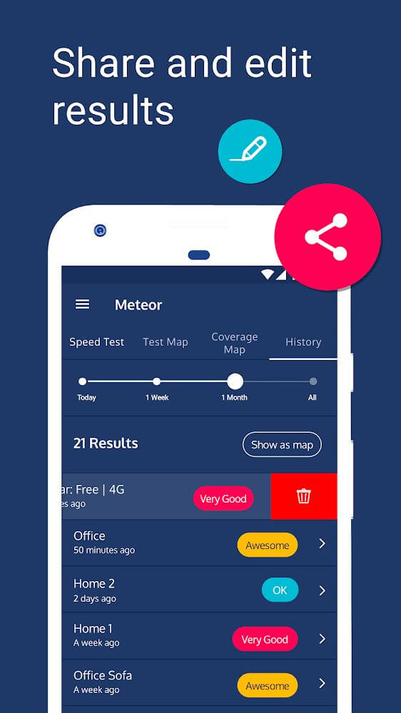 Meteor: Speed Test Internet screenshot 6