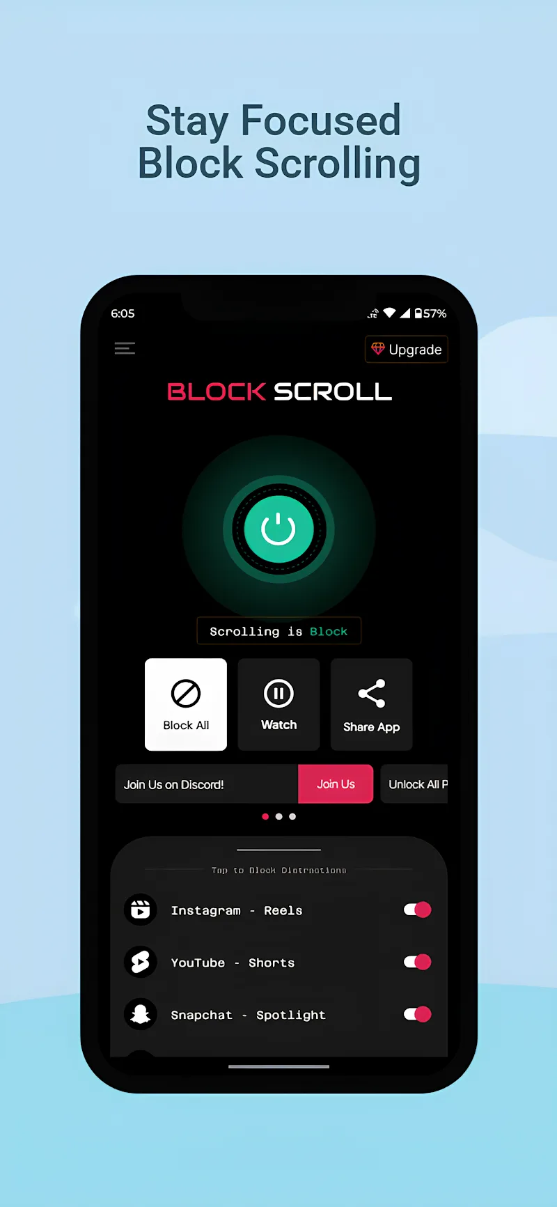Block Scroll: No Shorts/Reels screenshot 2