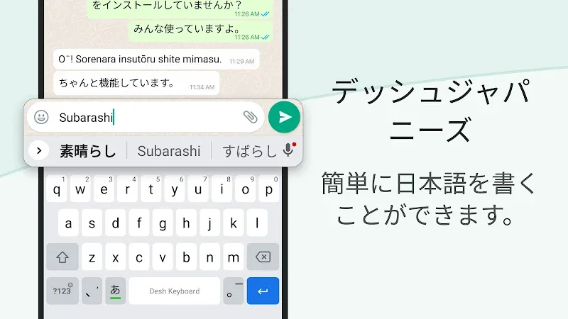 Japanese Keyboard (Desh Japanese Keyboard) screenshot 2