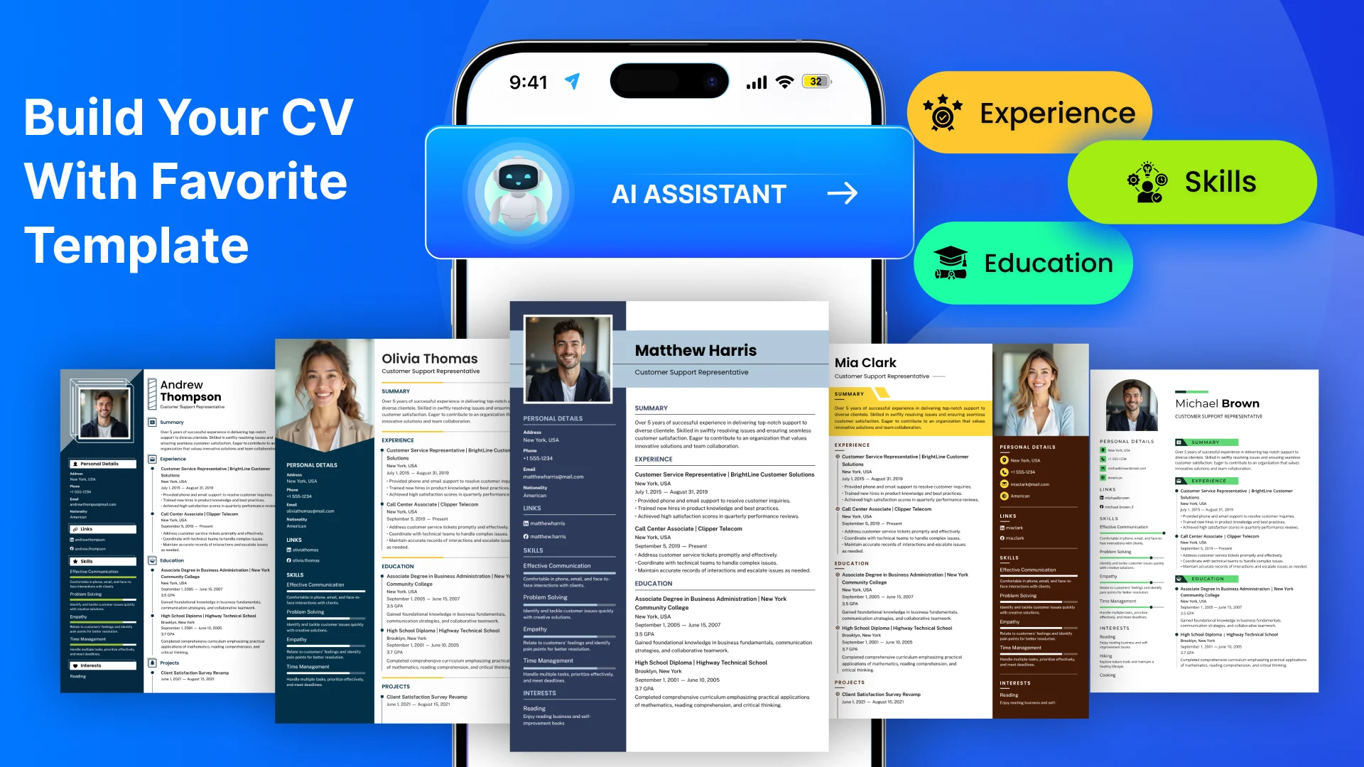 WeBuildCV: Resume Maker PDF AI screenshot 1