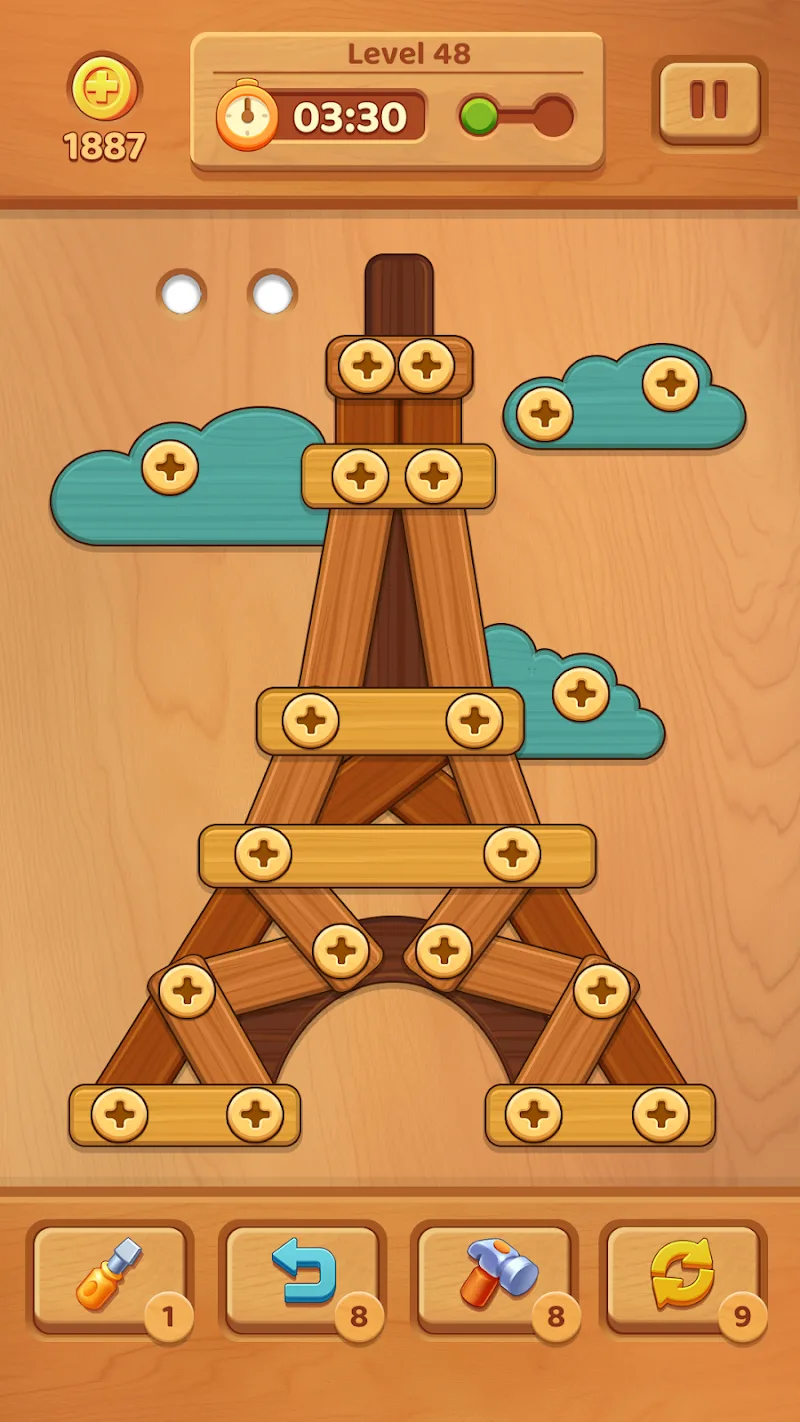 Wooden Screw: Nuts and Bolts screenshot 2