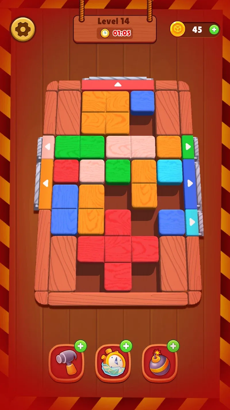 Wood Blast Escape gameplay screenshot 2