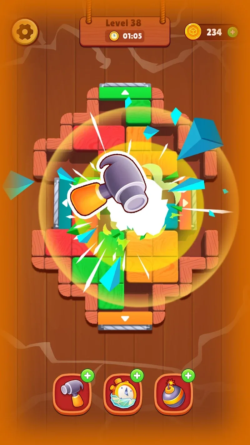 Wood Blast Escape gameplay screenshot 3