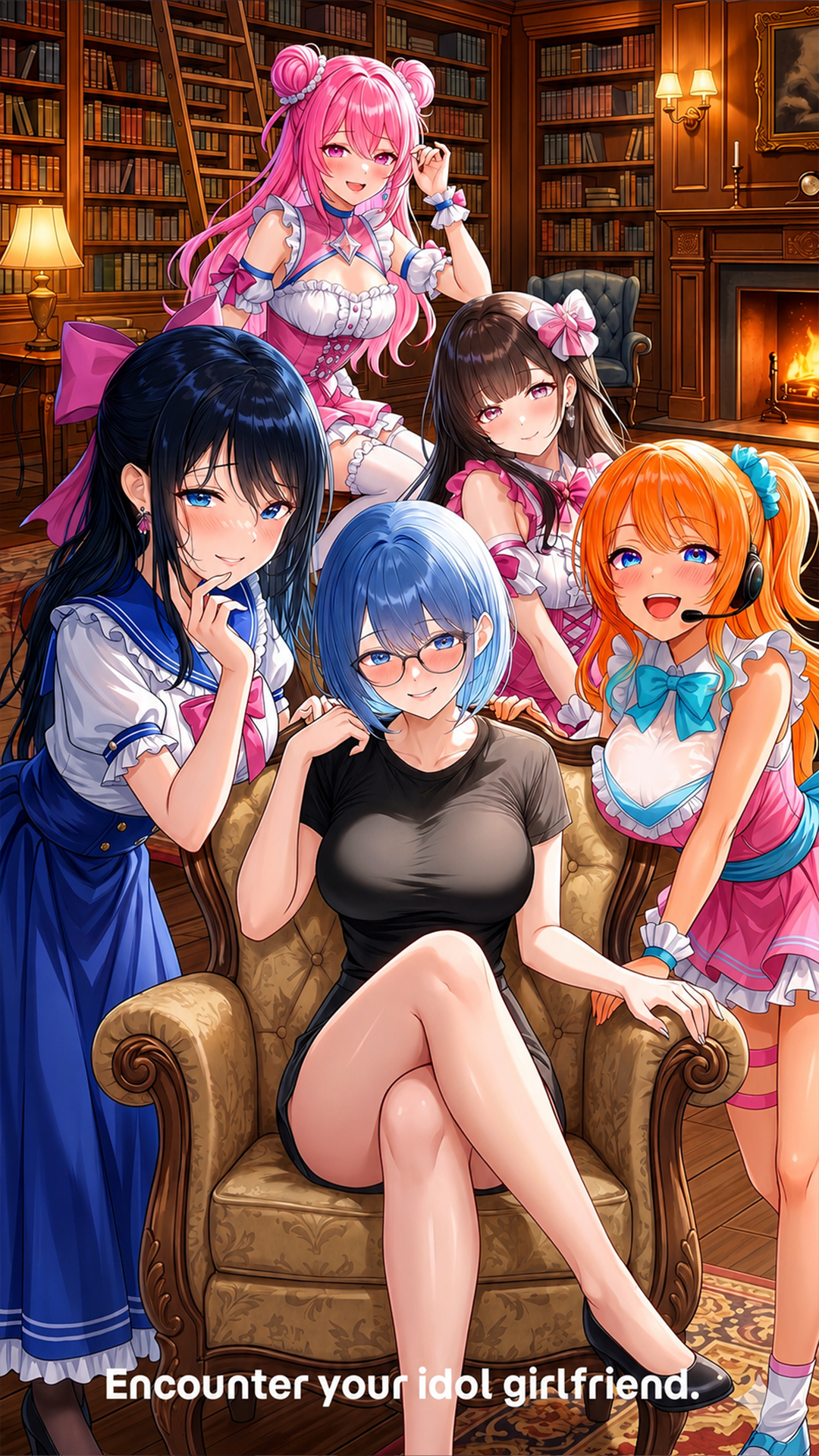 Idol Waifu Anime Girlfriend screenshot 1