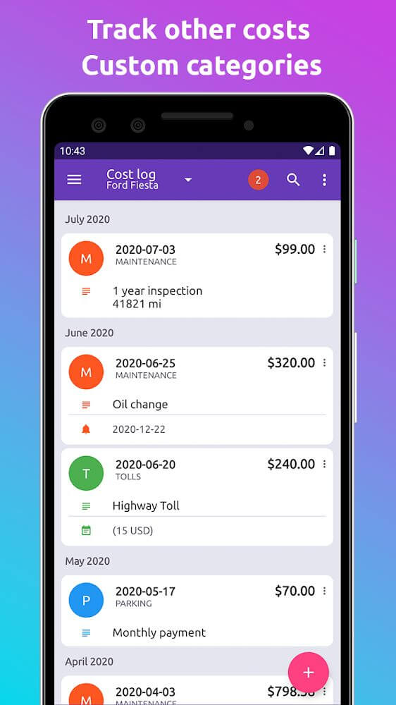 Fuelio screenshot 4