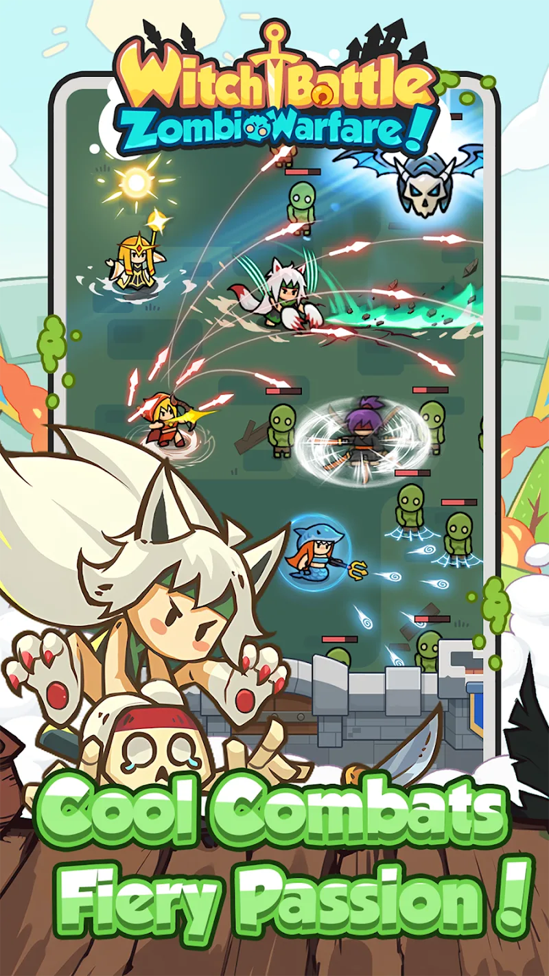 Witch Battle: Zombie Warfare screenshot 6