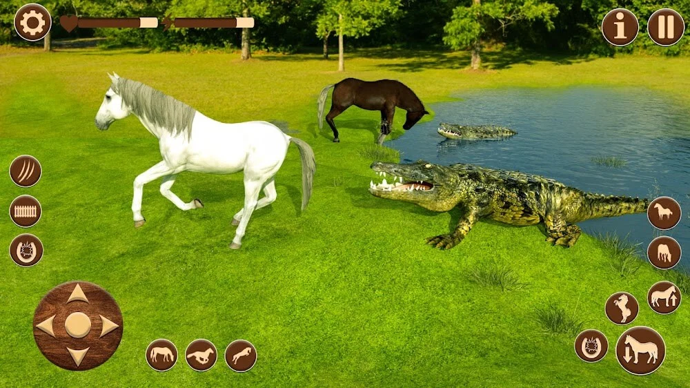 Wild Horse Riding Sim: Racing screenshot 3