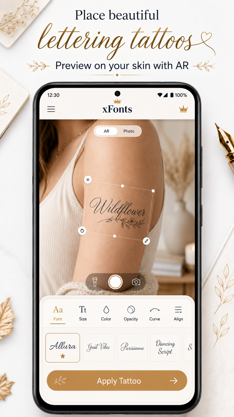 xFonts - Font Design App screenshot 5