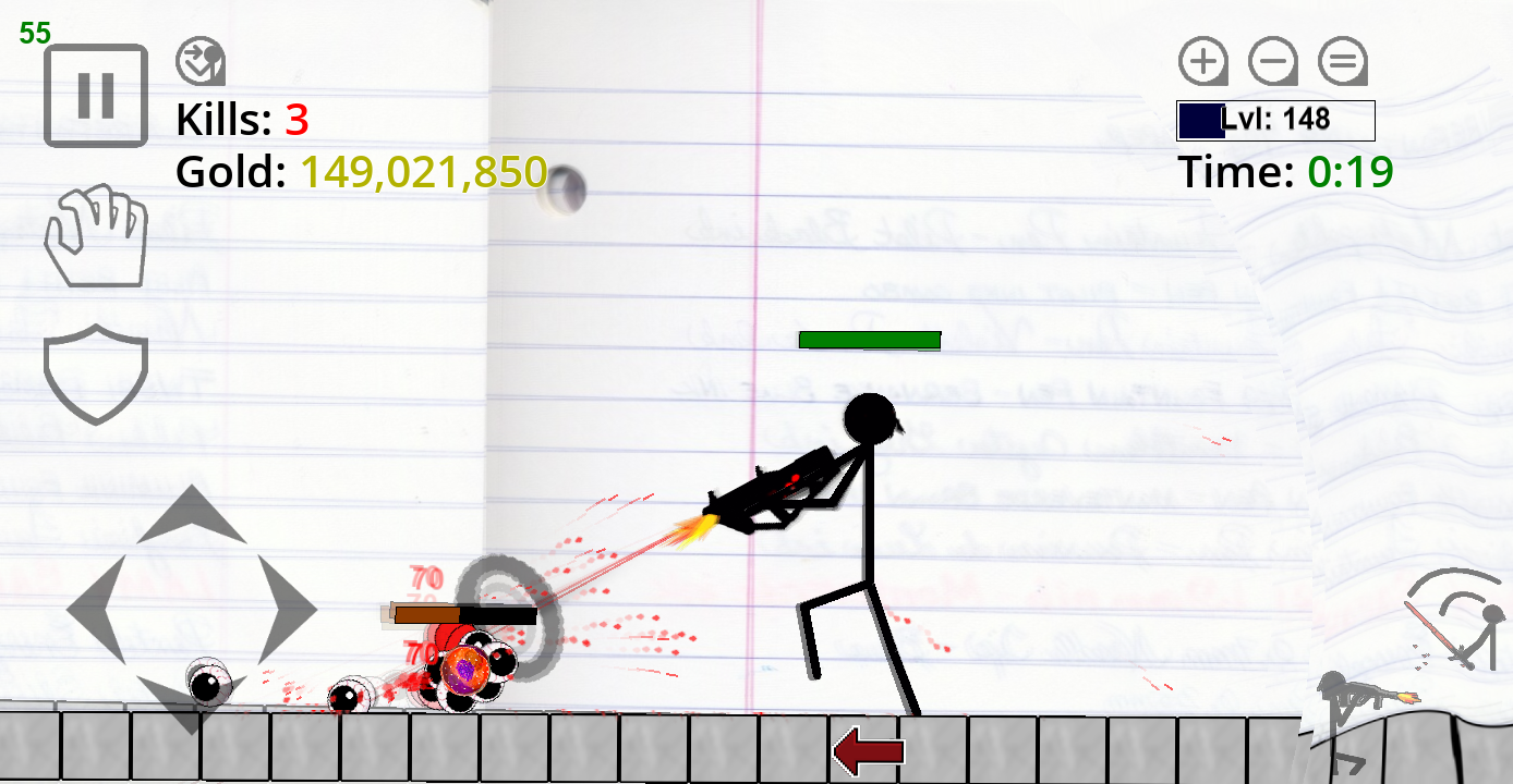 Stickman Physics Battle Arena screenshot 1