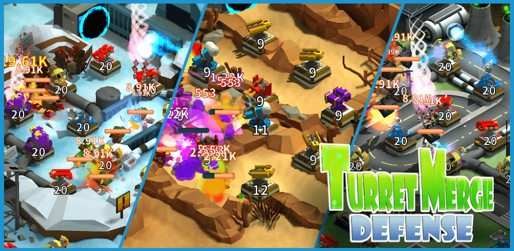 Turret Merge Defense screenshot 1