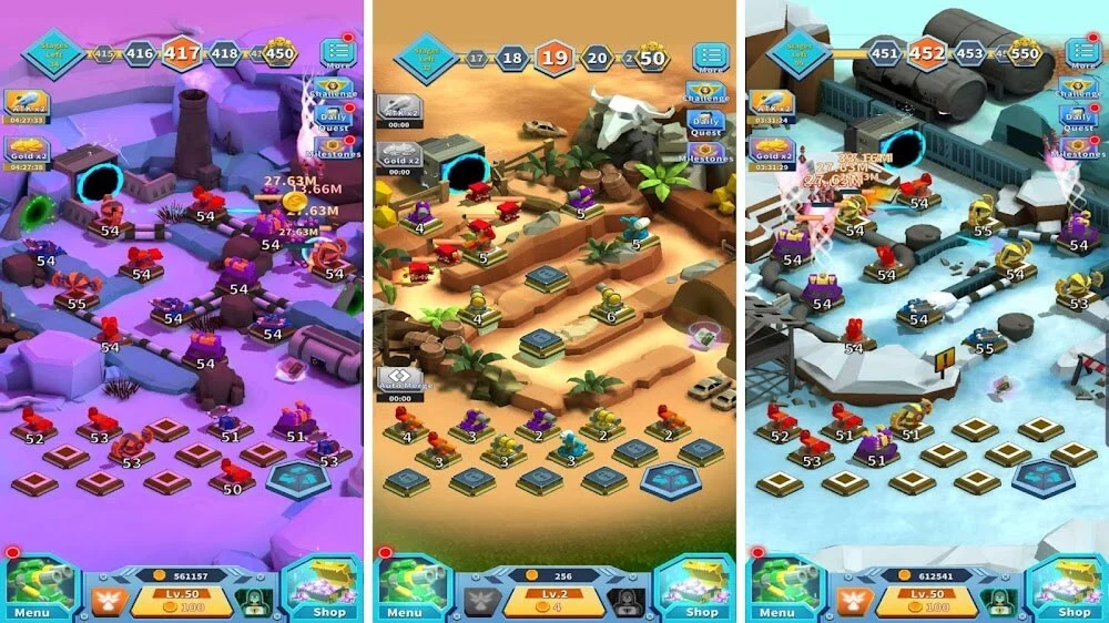 Turret Merge Defense screenshot 2