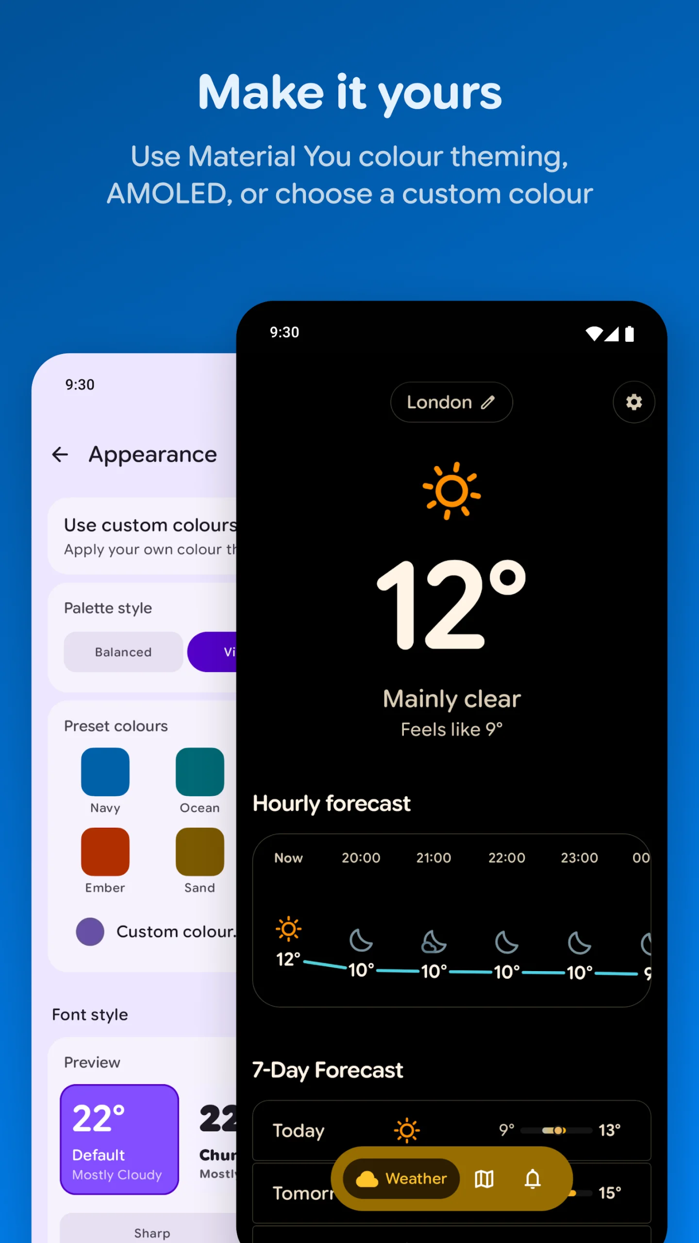 Gradient Weather screenshot 1