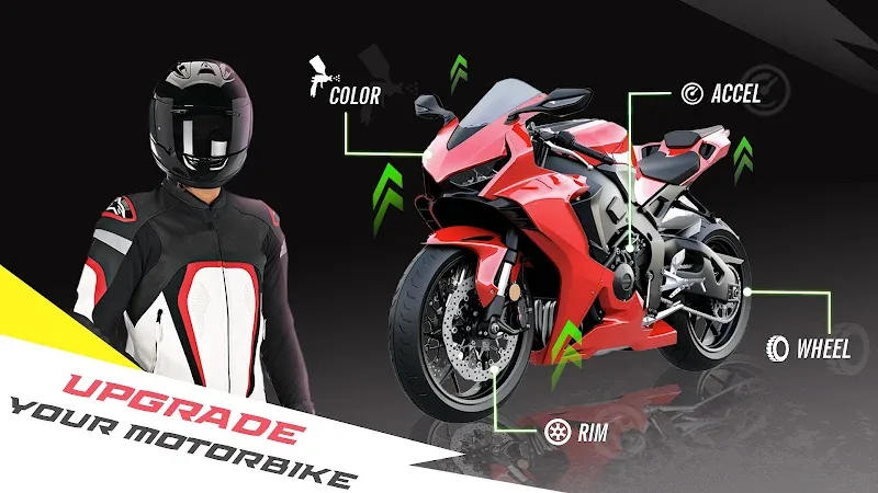 Traffic Bike Rush Driving City screenshot 3