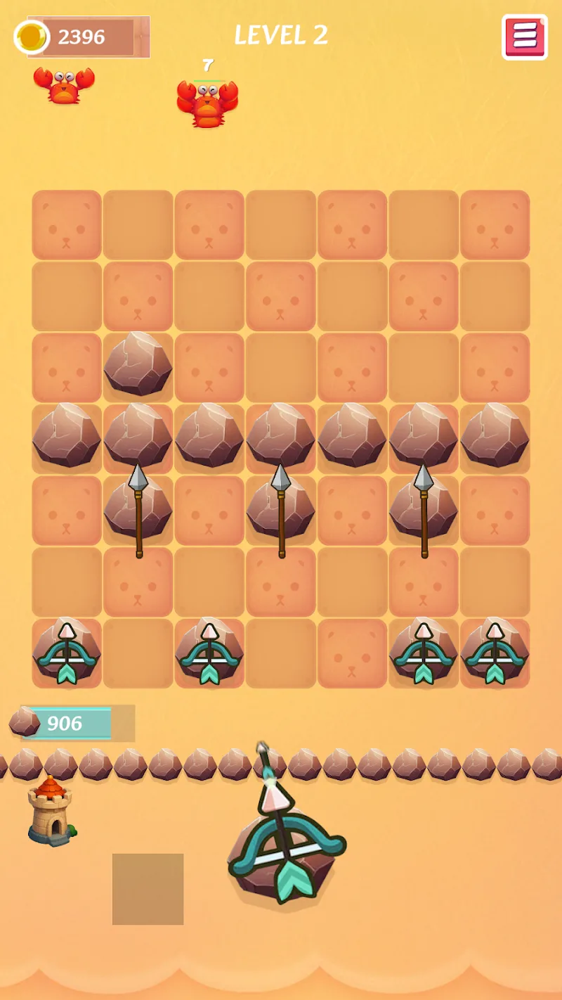 Tower vs Crabs: Beach Defense screenshot 2
