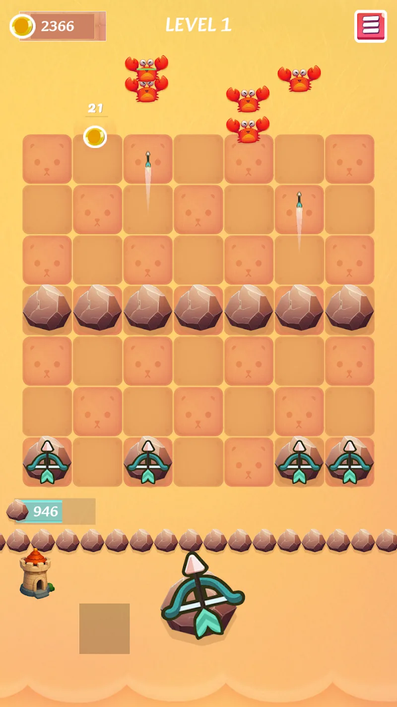 Tower vs Crabs: Beach Defense screenshot 4