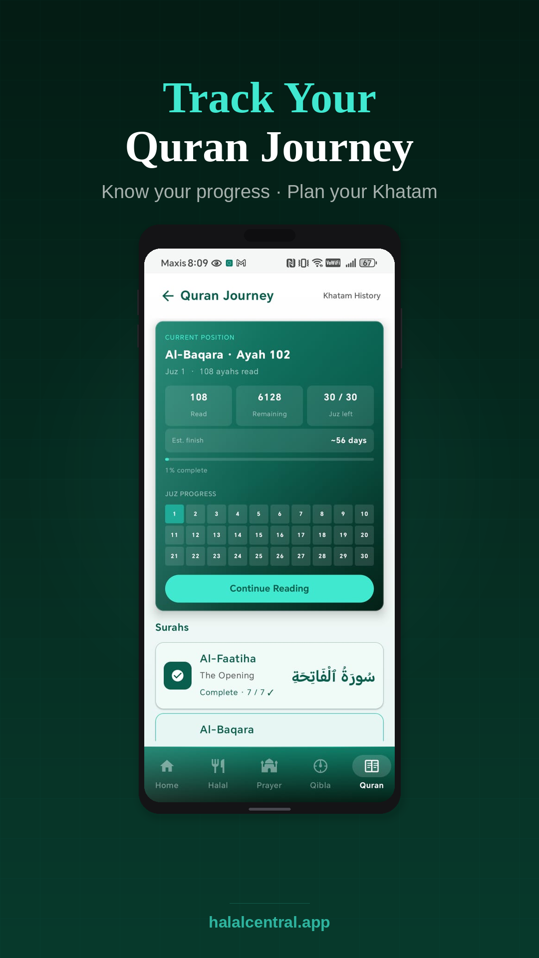 HalalCentral - Prayer Quran screenshot 3