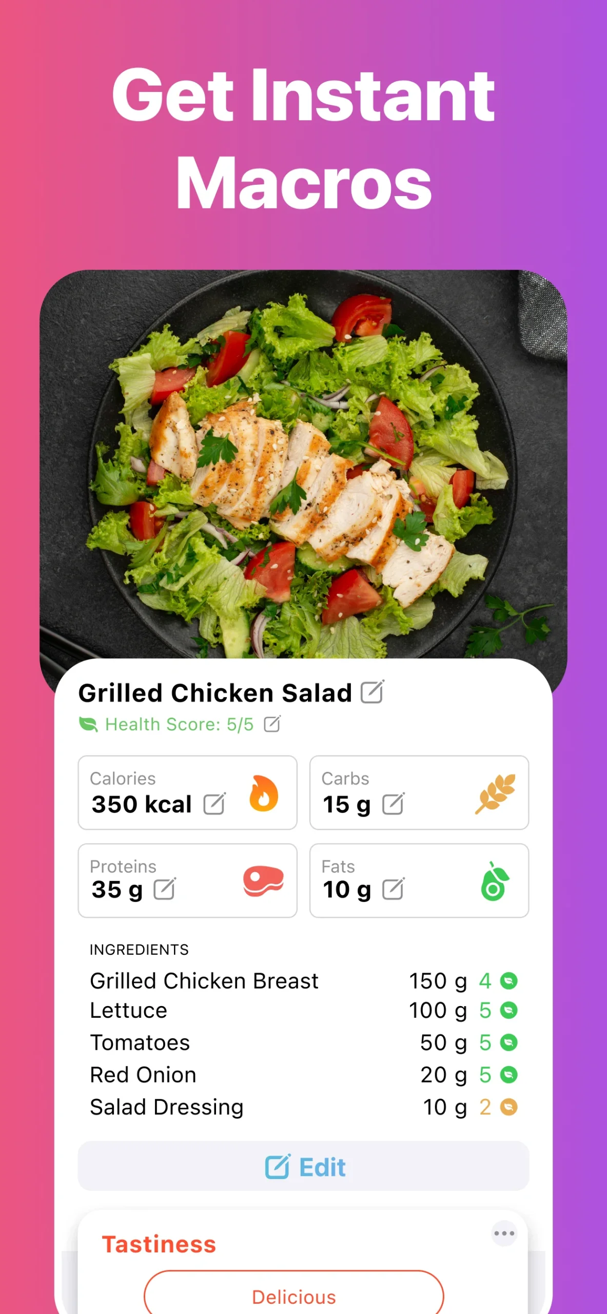 AI Calorie Counter: Nutrilio screenshot 2
