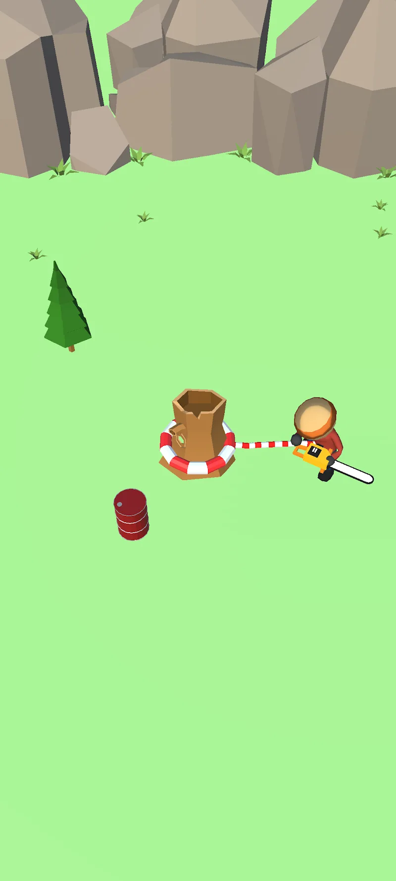 Timber Clash 3D gameplay view 5