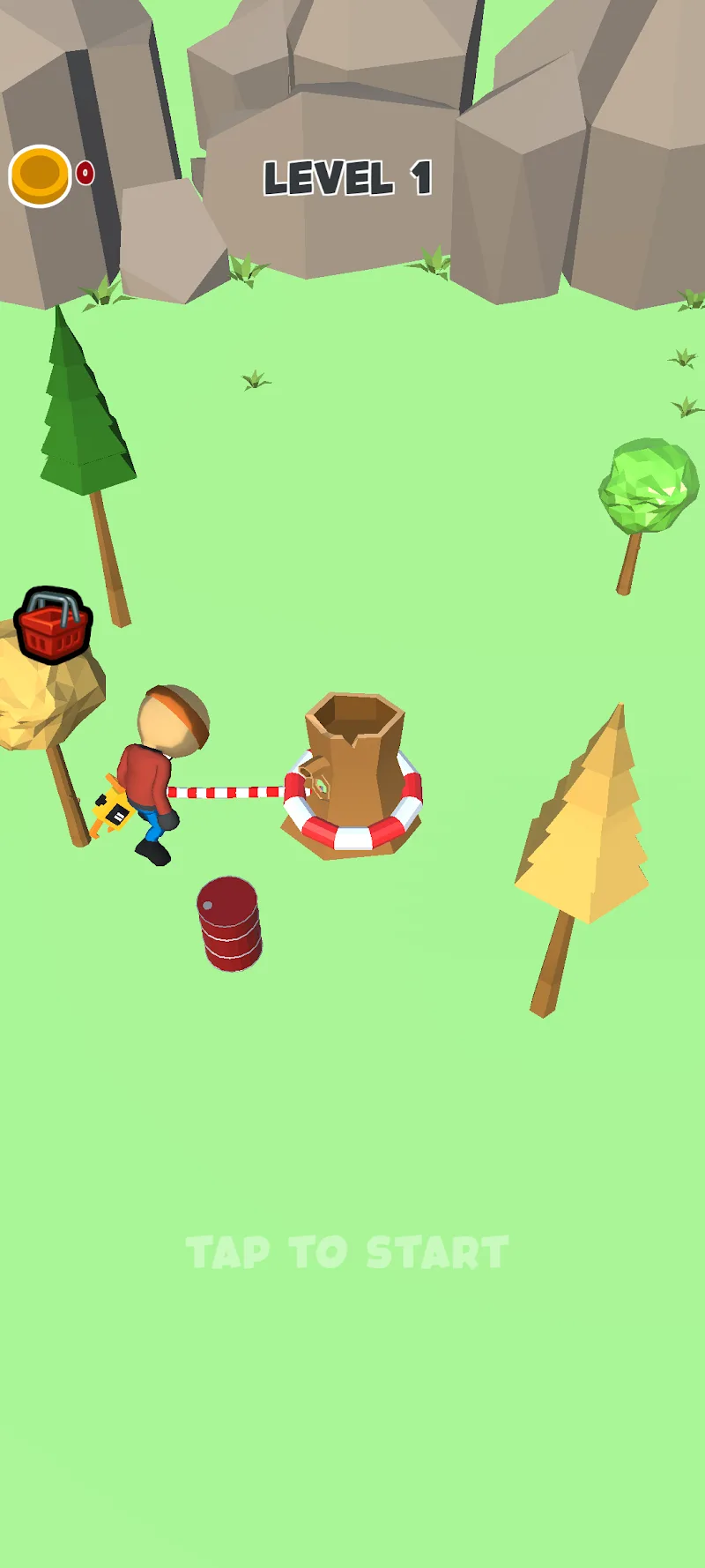 Timber Clash 3D gameplay view 2