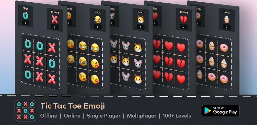 Tic Tac Toe Emoji screenshot 1