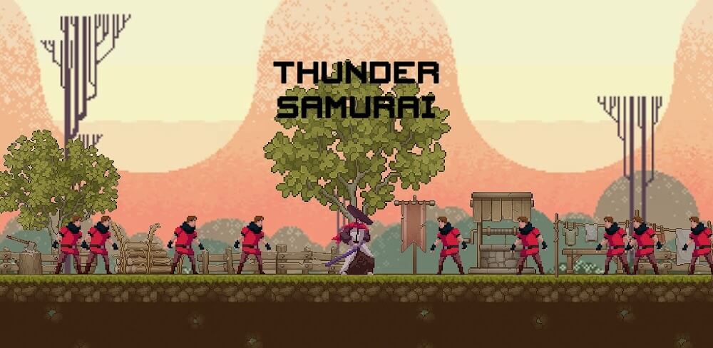 Thunder Samurai Defend Village screenshot 1
