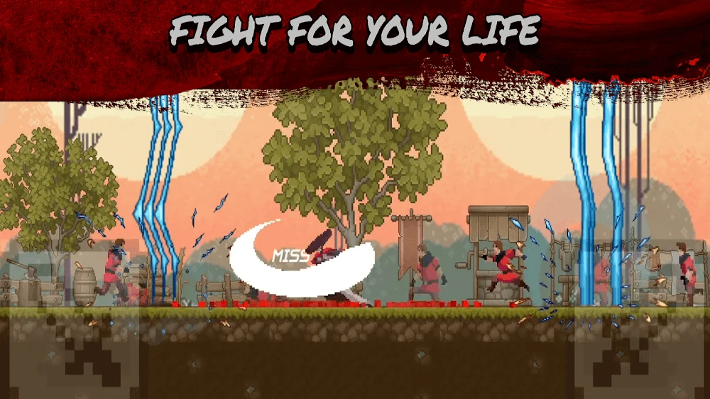 Thunder Samurai Defend Village screenshot 2