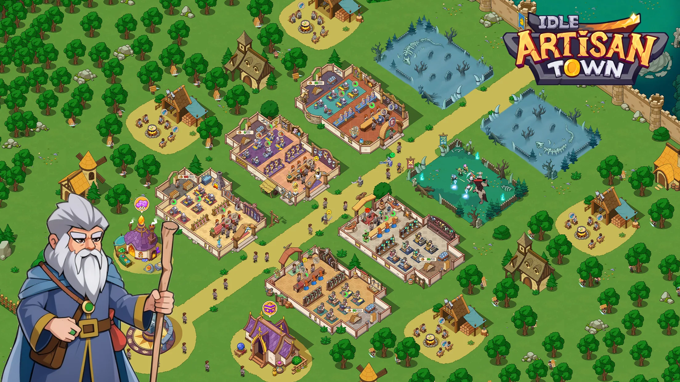 Idle Artisan Town screenshot 1