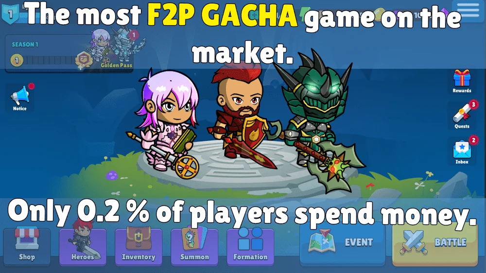Totally Casual Gacha Game RPG screenshot 4