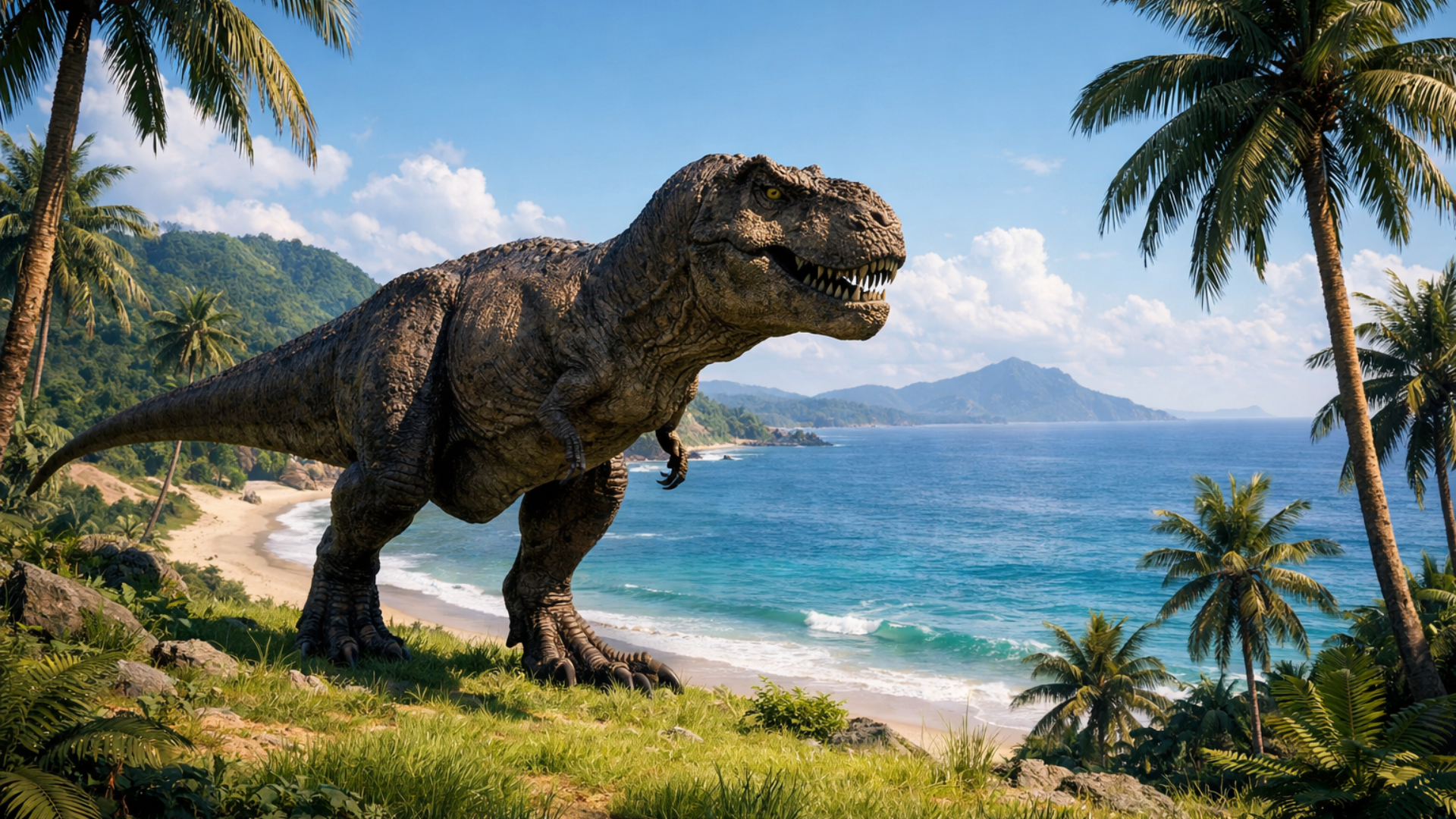 Primal Dino Beast Clash Sim screenshot 3