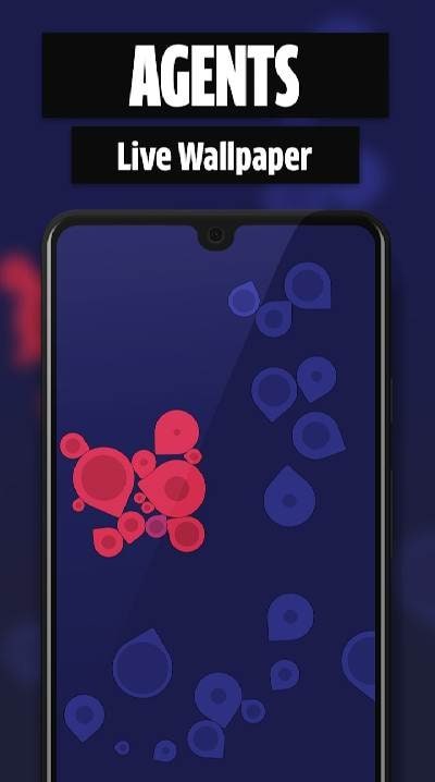 First preview of Agents Live Wallpaper