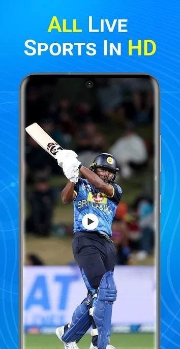 Live Cricket TV HD Streaming screenshot 3