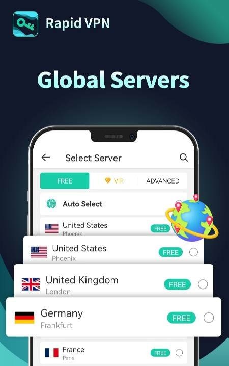 Rapid VPN Safe Secure Proxy screenshot 4