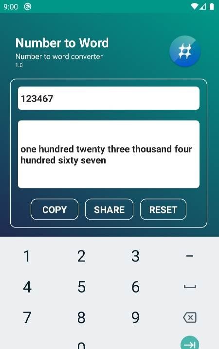 Number to word convert offline screenshot 4
