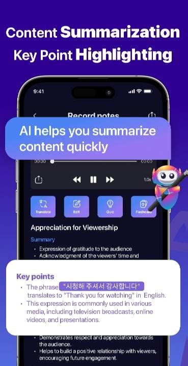 AI Transcribe Notes Assistant screenshot 4