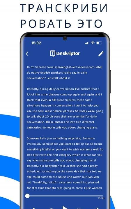 Transcribe Speech to Text screenshot 3
