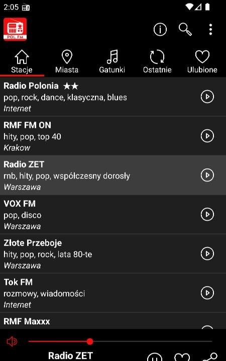 Radio Online Polska screenshot 1