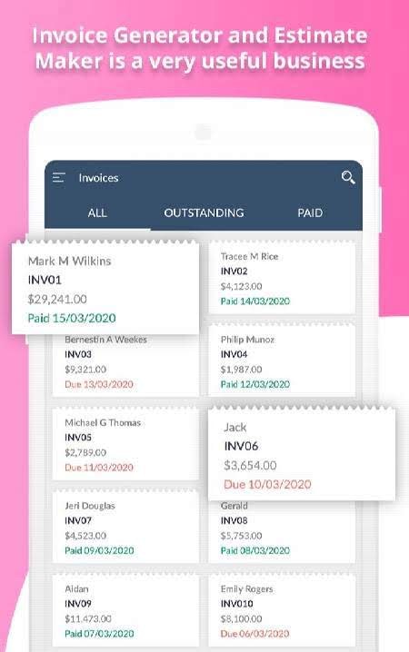 Free Invoice Generator and Estimate Maker screenshot 2
