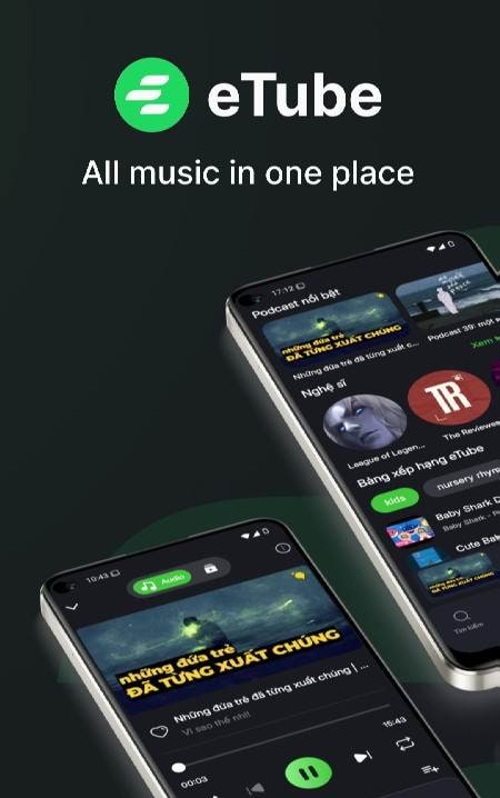 eTube - MP3 Music Player APP screenshot 1