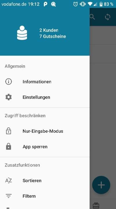 Customer Database screenshot 2