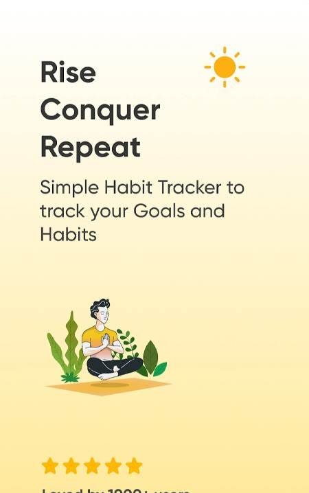 Rise Habit Tracker screenshot 1