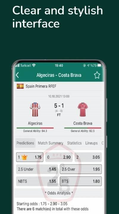 Betanalysis screenshot 3