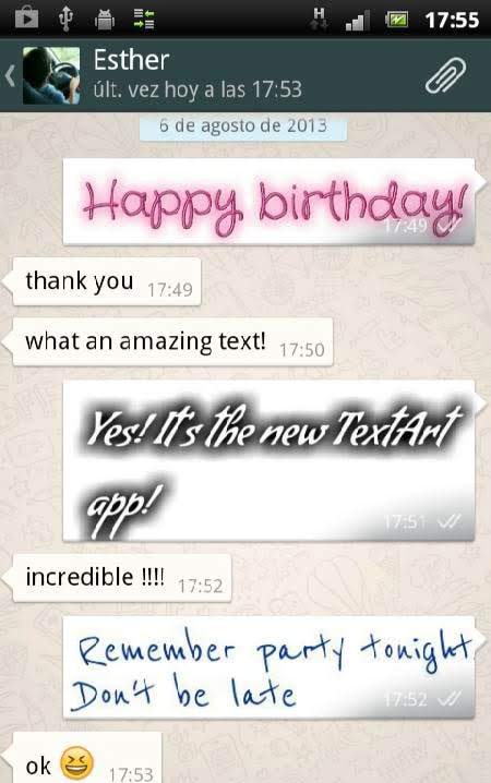 TextArt app screenshot 2