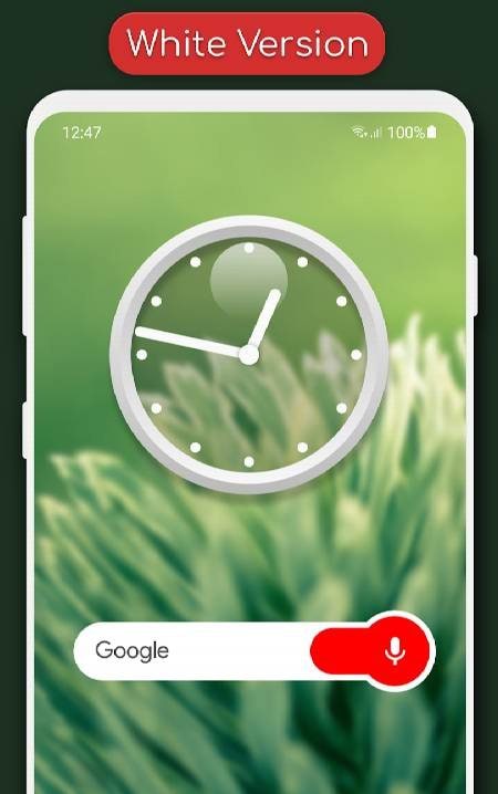 Transparent Analog Clock screenshot 4