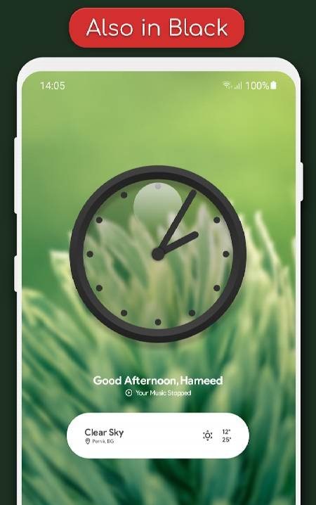 Transparent Analog Clock screenshot 3
